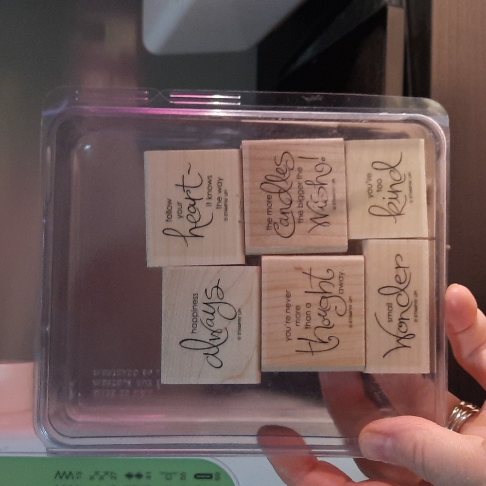 Whimsical Words Stampin Up set of 6
